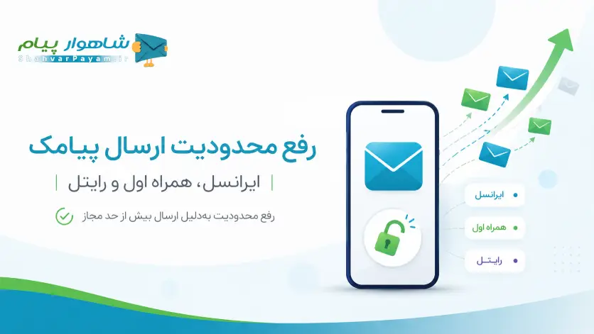 رفع محدودیت ارسال پیامک ایرانسل، همراه اول و رایتل